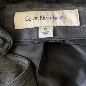 Calvin Klein leather jacket